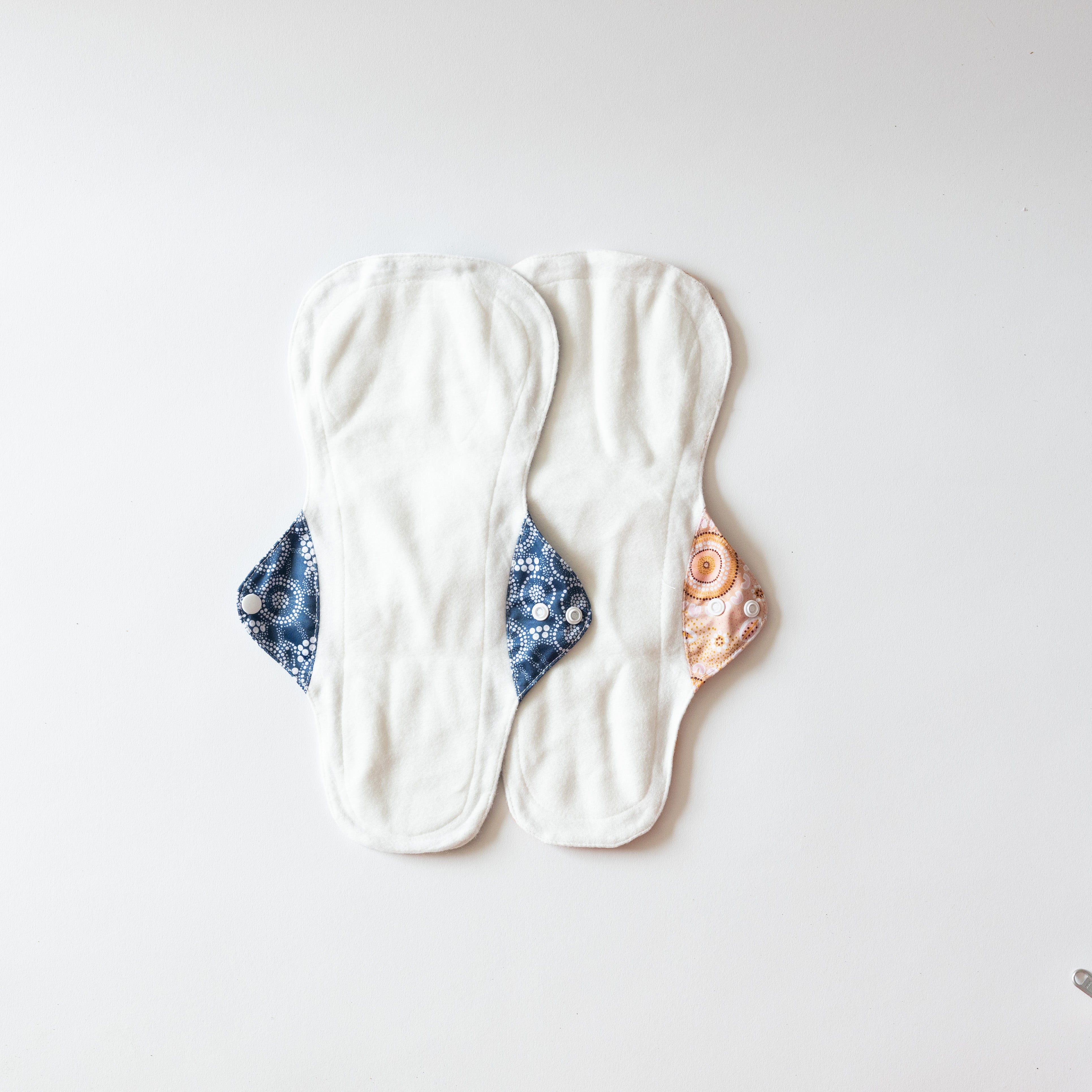 Reusable Cloth Pads Ultra | 3 Pack Springflower