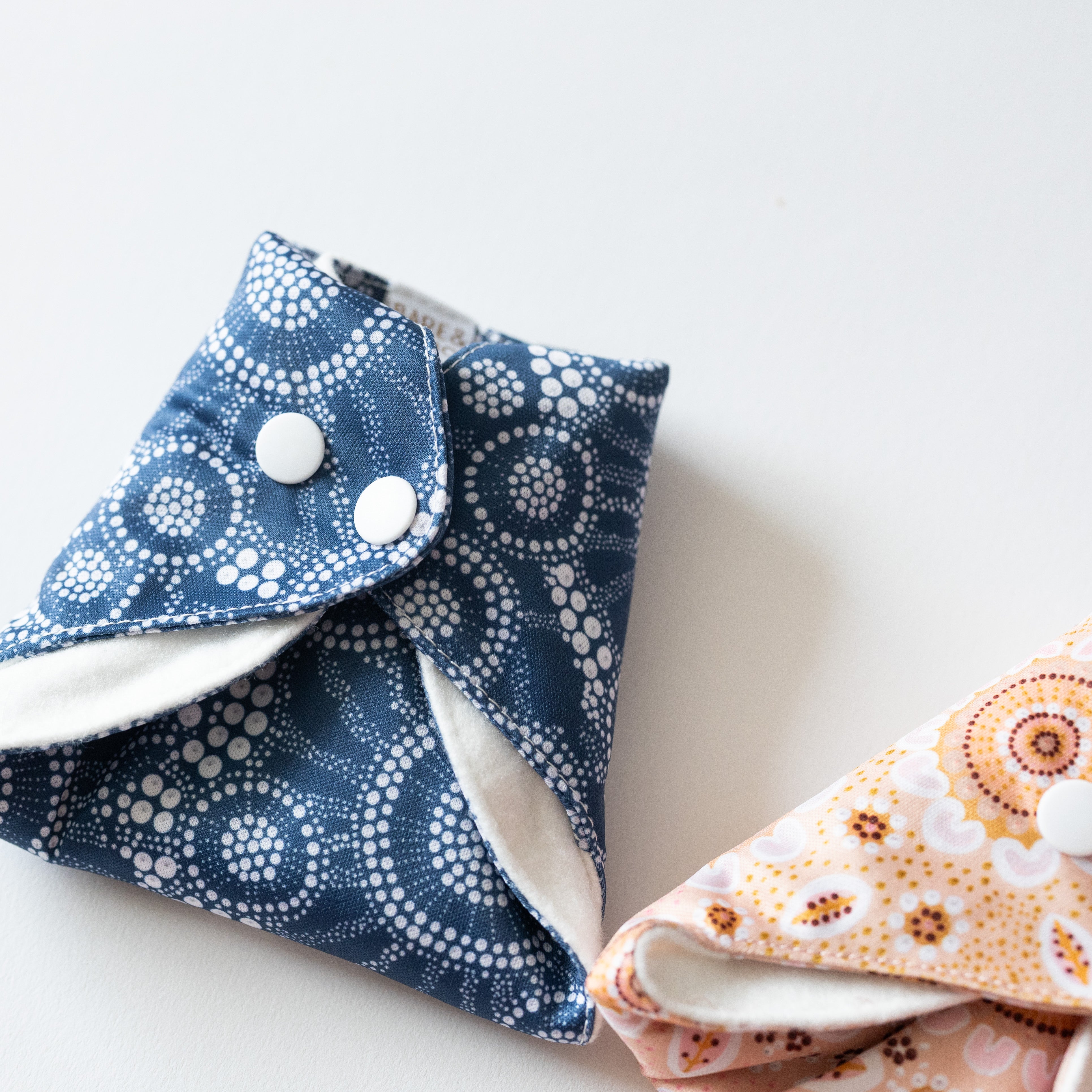 Reusable Cloth Pads Light | 3 Pack Springflower