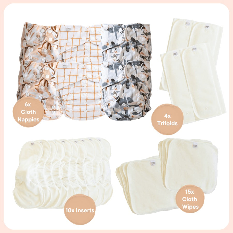 Everyday One-Size Mixed Cover Nappy Bundle | Hopscotch