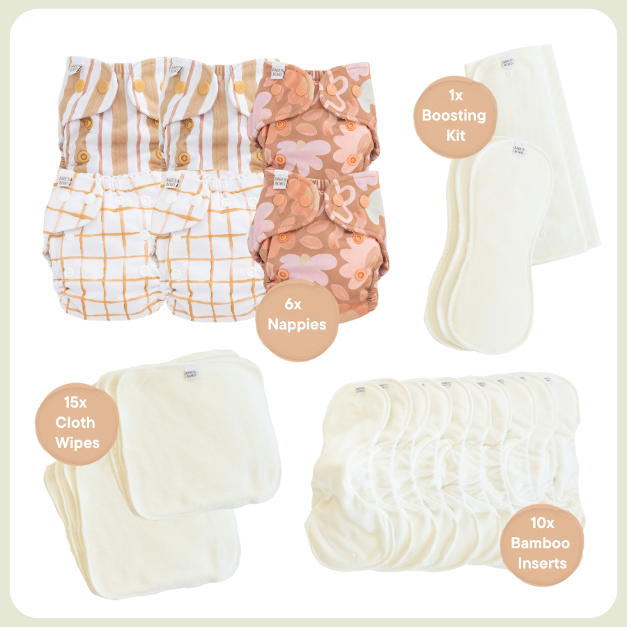 Newborn Everyday Nappy Bundle Mixed Cover | Posy